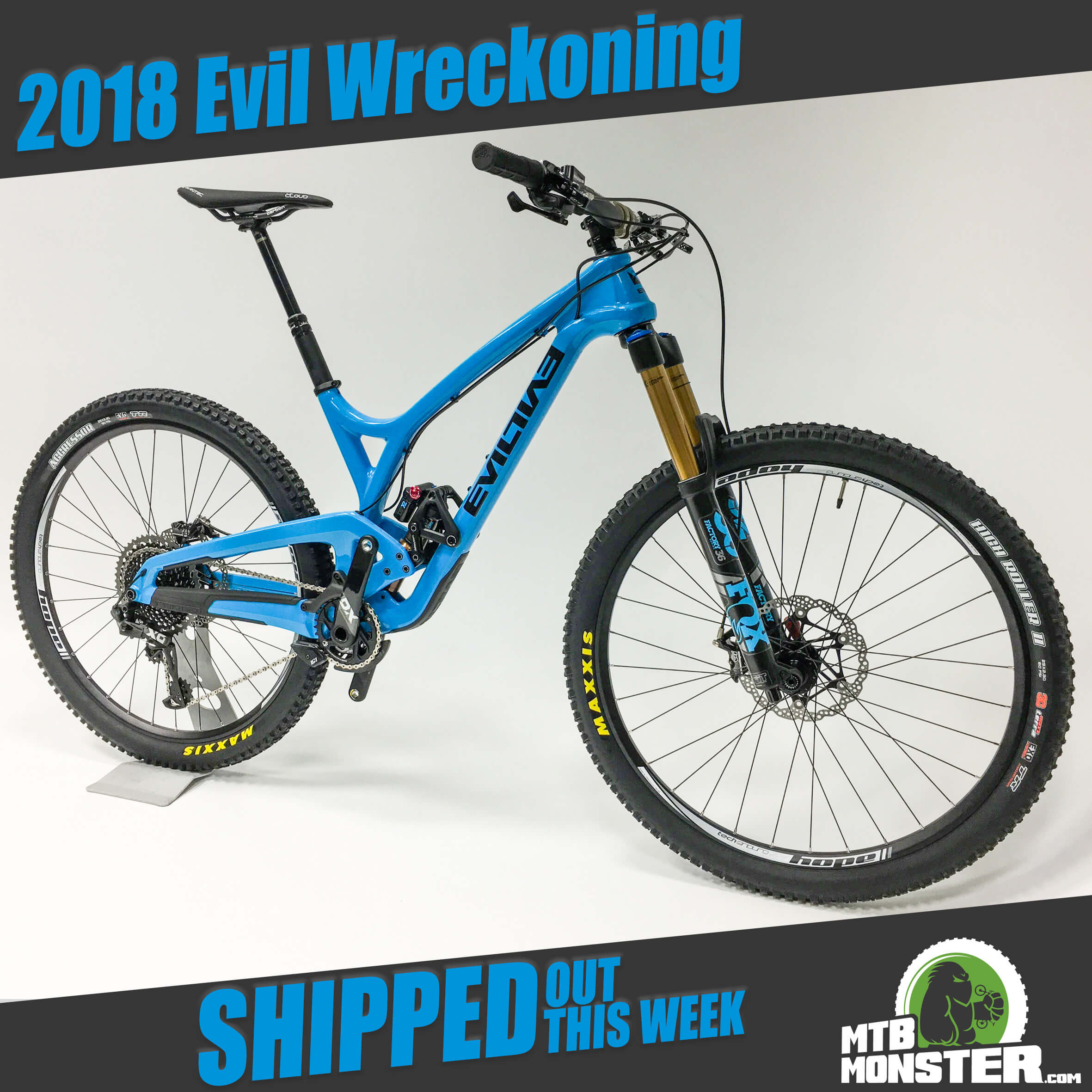 2018 Evil Bikes Wreckoning Carbon X01 Eagle Gloss Blue