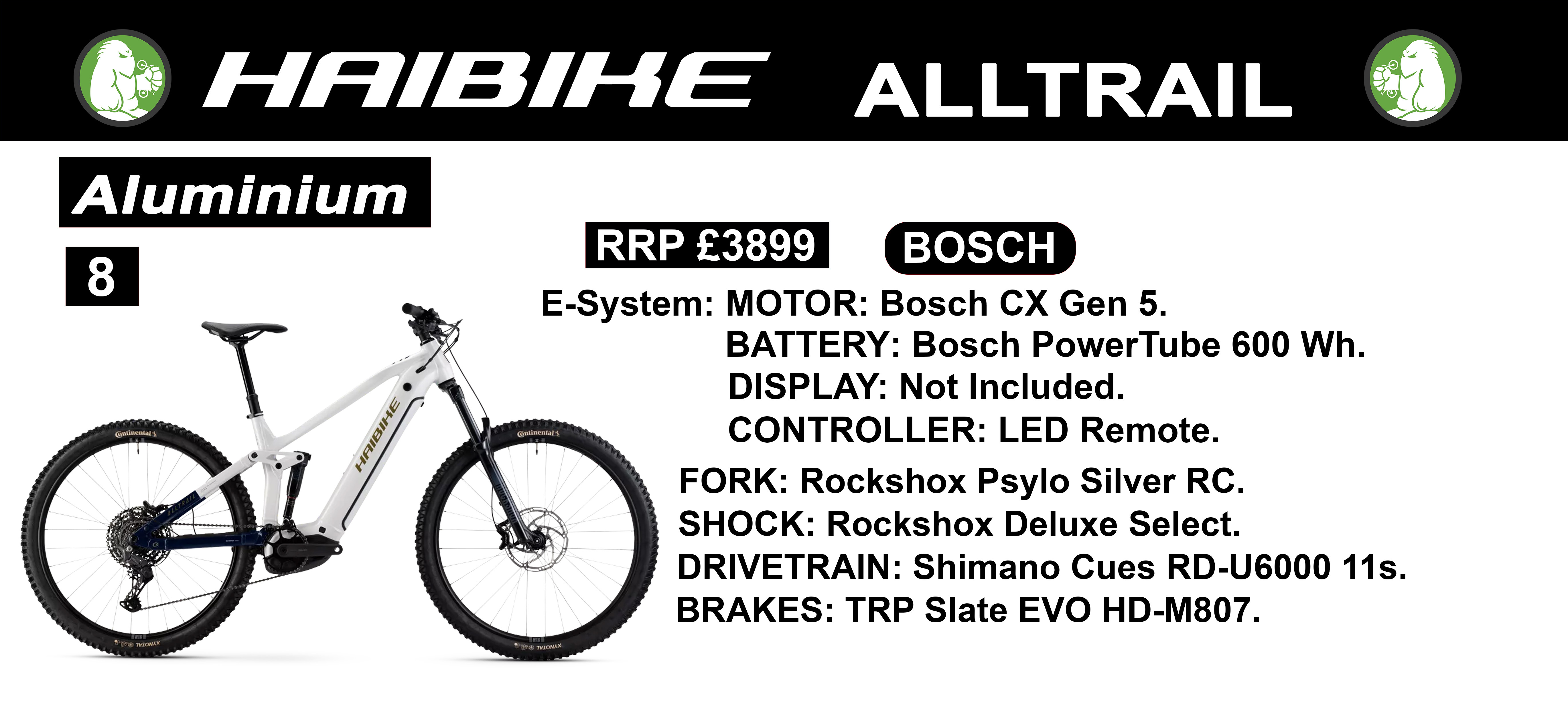 HaiBike AllTrail comparison chart