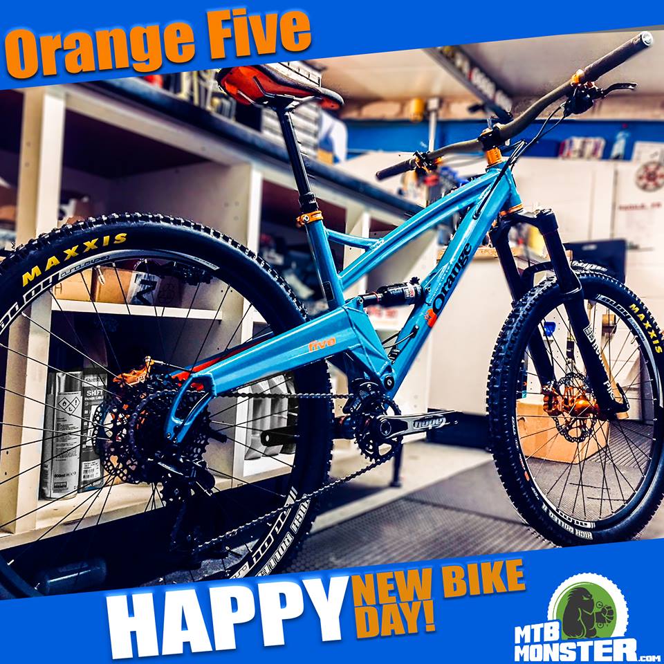 Orange Bikes Five Custom Build