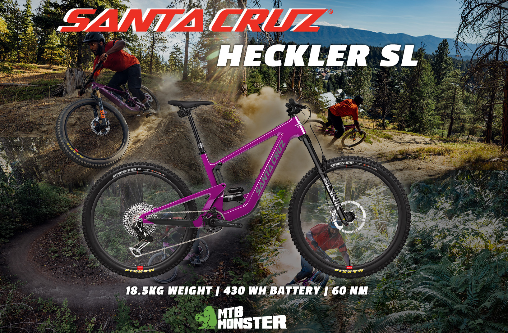 All new Santa Cruz Heckler SL lightweight eMTB