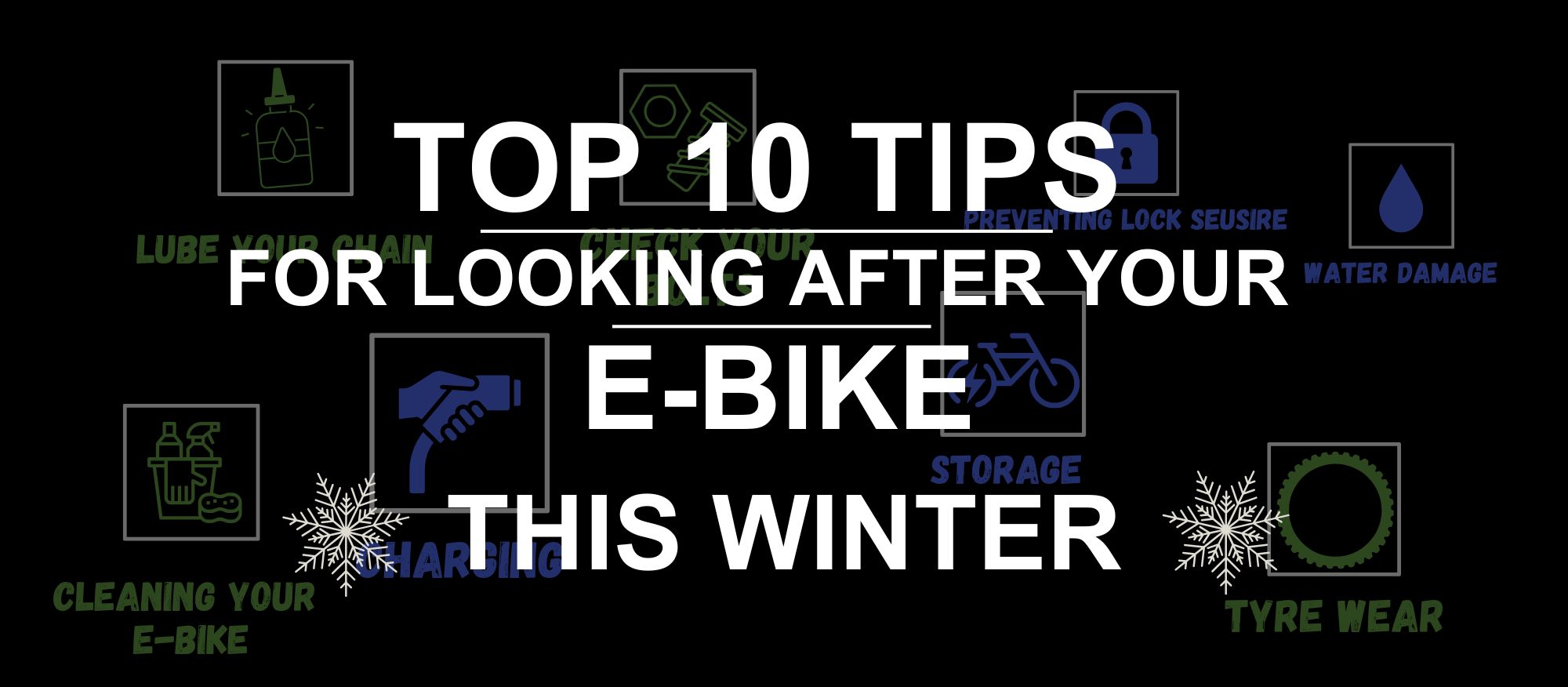 Top 10 Tips For Looking After Your  Electric Mountain Bike (EMTB) This Winter