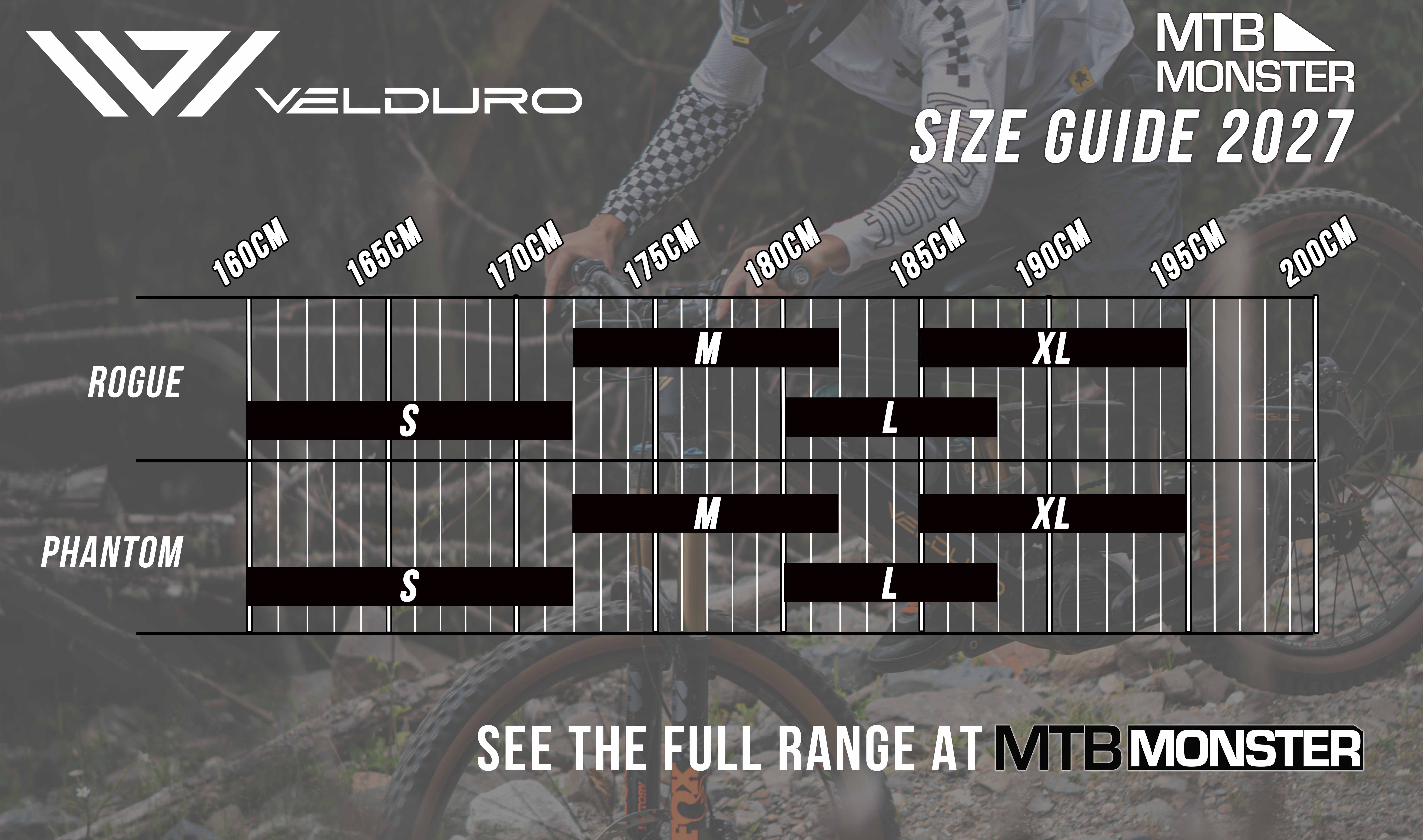Velduro Size Guide 2027